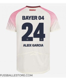 Günstige Bayer Leverkusen Aleix Garcia #24 Auswärtstrikot 2025-26 Kurzarm